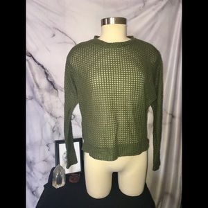 Philosophy Green Knit Sweater